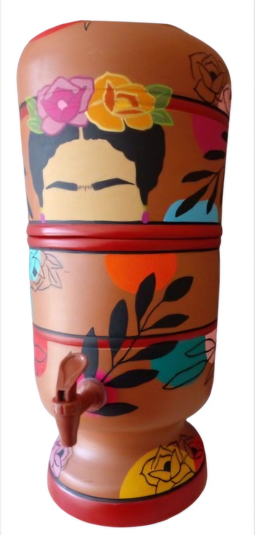 Filtro de Barro Decorado Frida 6 litros
