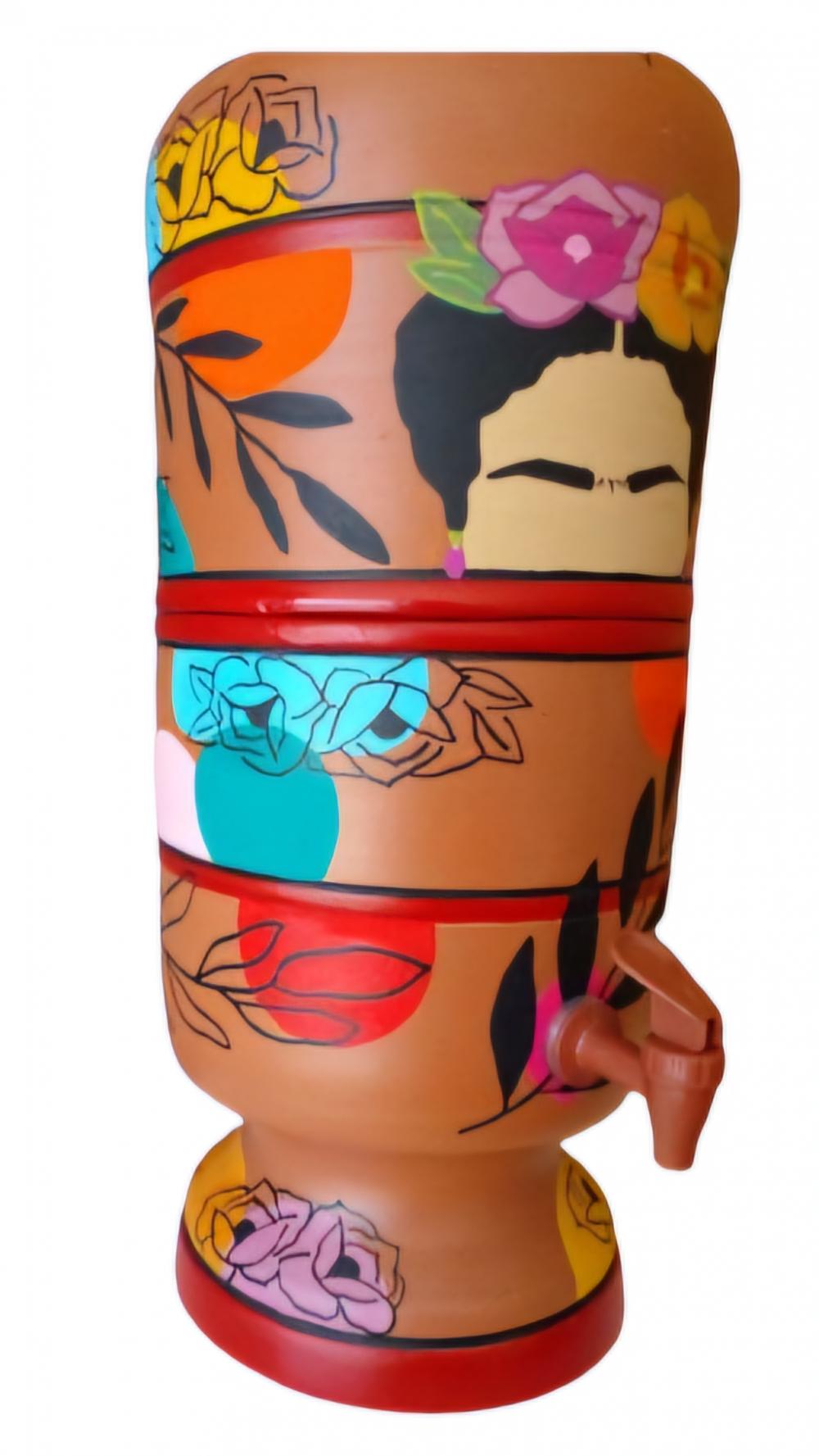 Filtro de Barro Decorado Frida 6 litros
