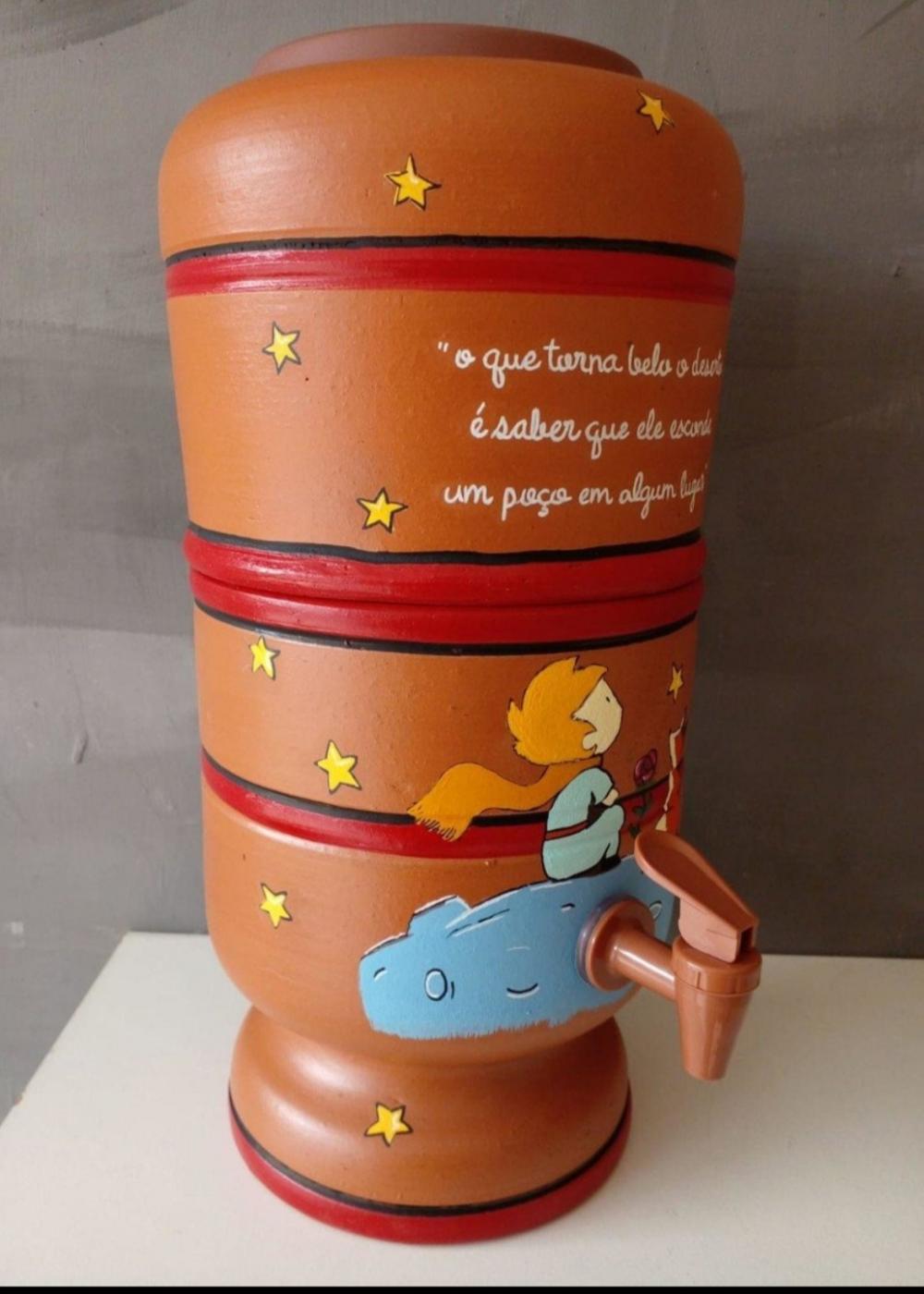 Filtro de Barro Decorado Pequeno Principe 12 litros
