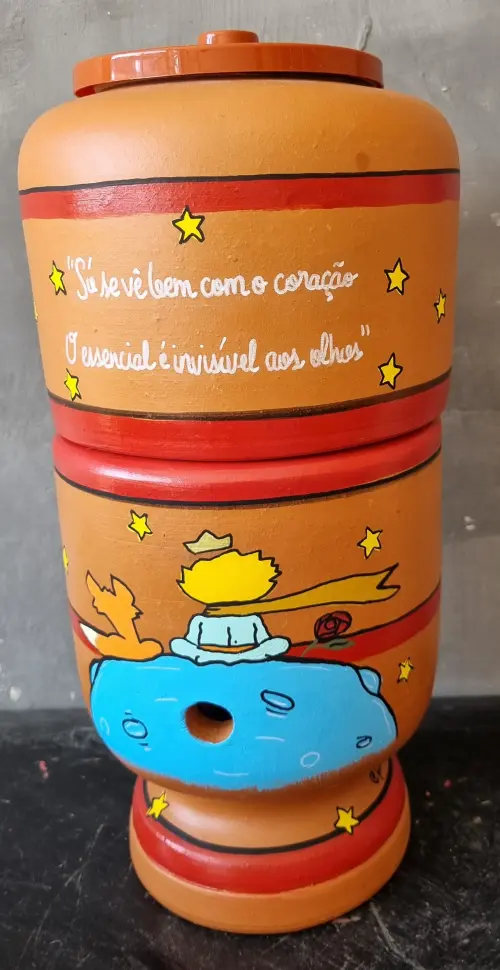 Filtro de Barro Decorado Pequeno Principe 4 litros