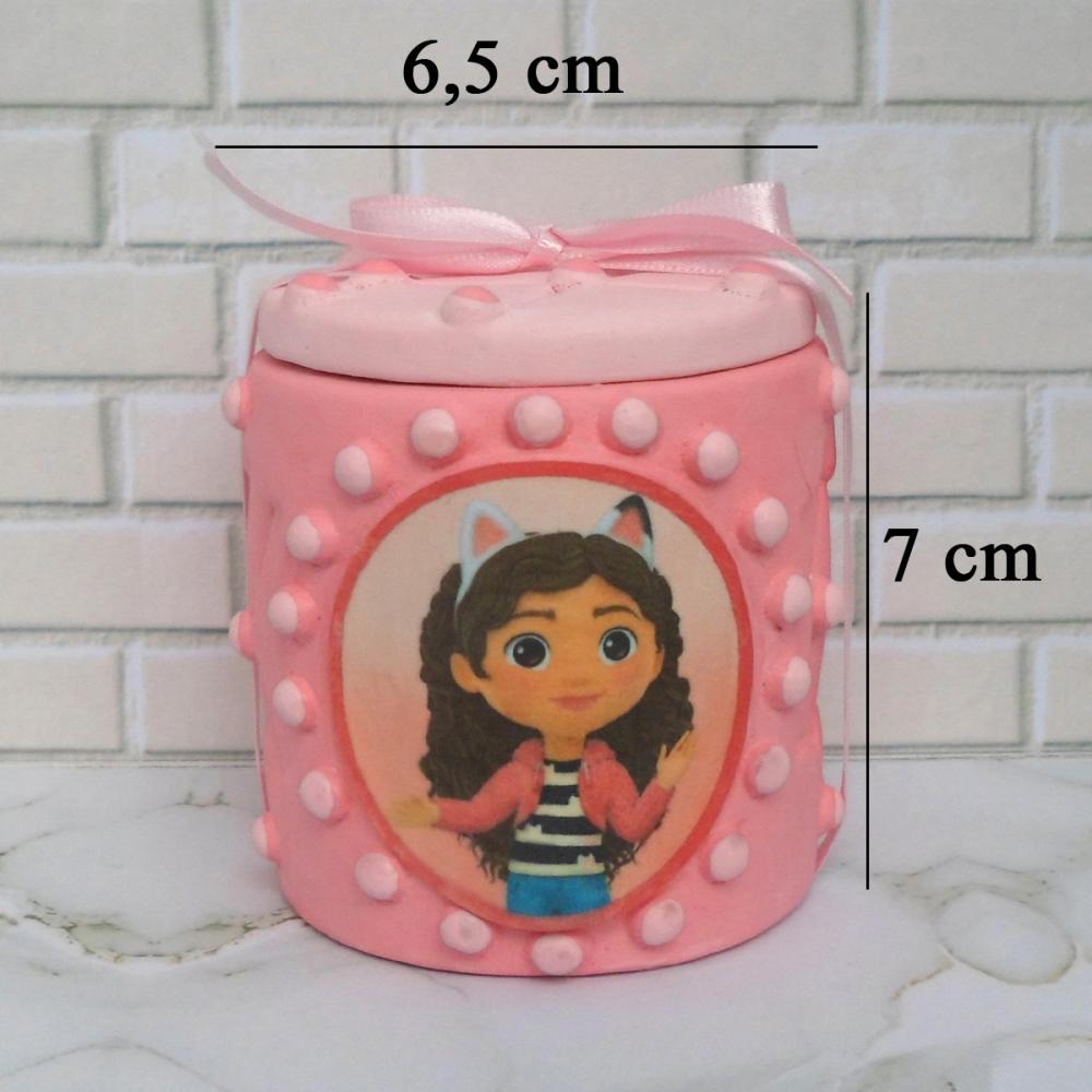 10 Lembrancinha A Casa Mágica Da Gabby Caixinha De Gesso 6,5 x 7