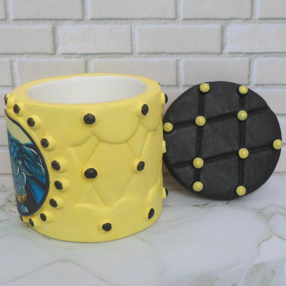 10 Lembrancinha Batman Caixinha De Gesso Para Festas