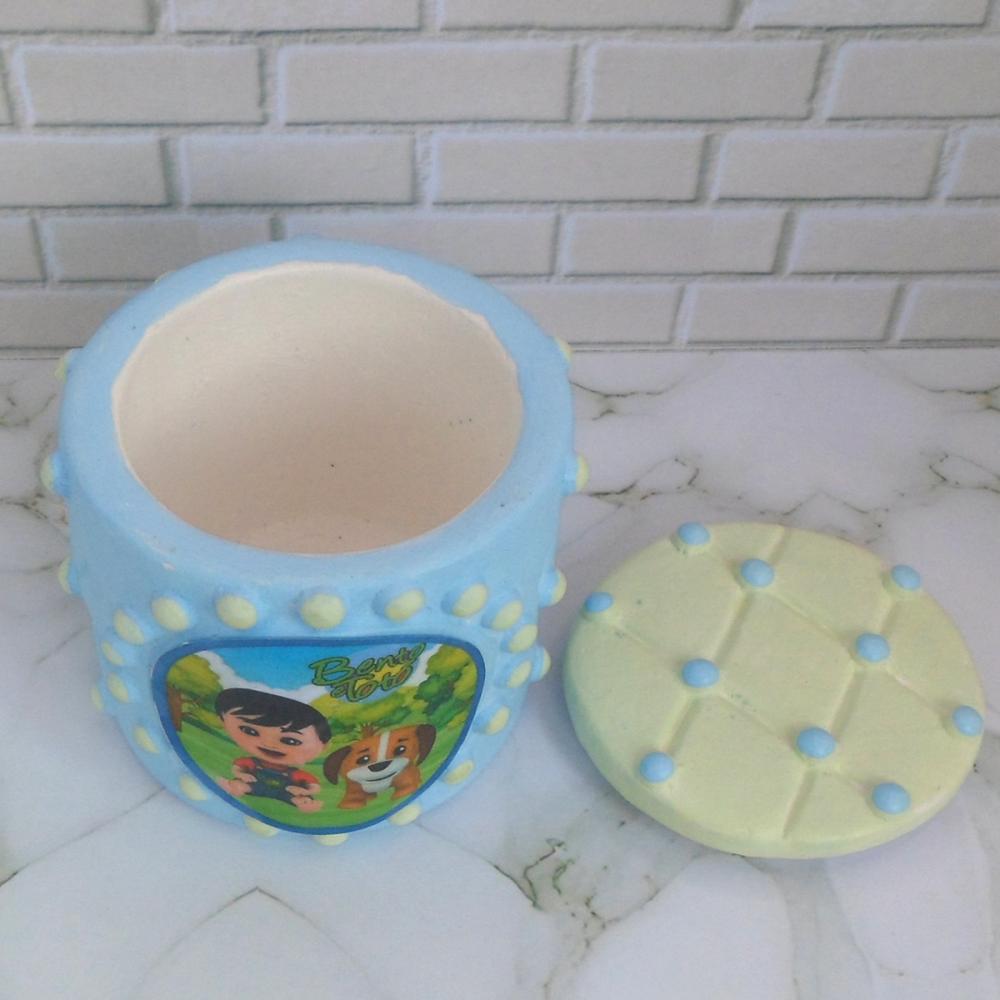 Lembrancinha Bento E Totó Caixinha De Gesso Para Festas