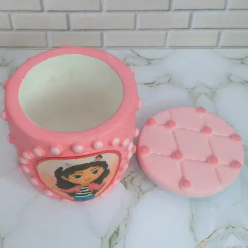 10 Lembrancinha A Casa Mágica Da Gabby Caixinha De Gesso 6,5 x 7