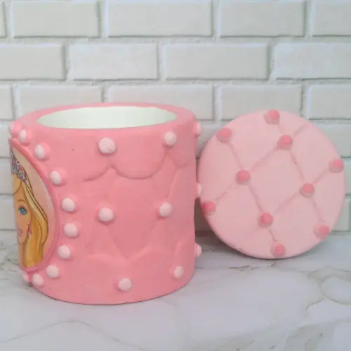Lembrancinha Barbie Caixinha De Gesso Para Festas  E Aniversário