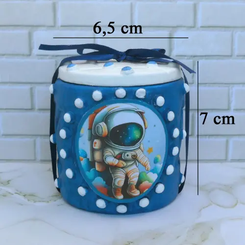 Lembrancinha Astronauta Caixinha De Gesso Para Festas