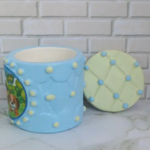 Lembrancinha Bento E Totó Caixinha De Gesso Para Festas
