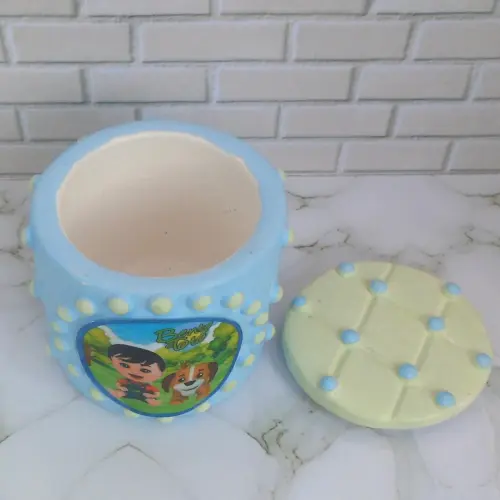Lembrancinha Bento E Totó Caixinha De Gesso Para Festas