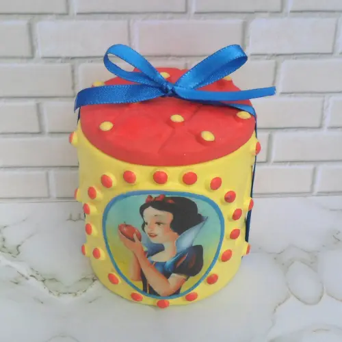 Lembrancinha Branca De Neve Caixinha De Gesso Para Festas