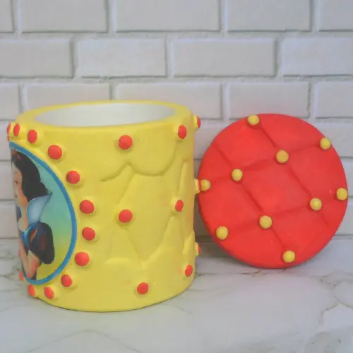 Lembrancinha Branca De Neve Caixinha De Gesso Para Festas