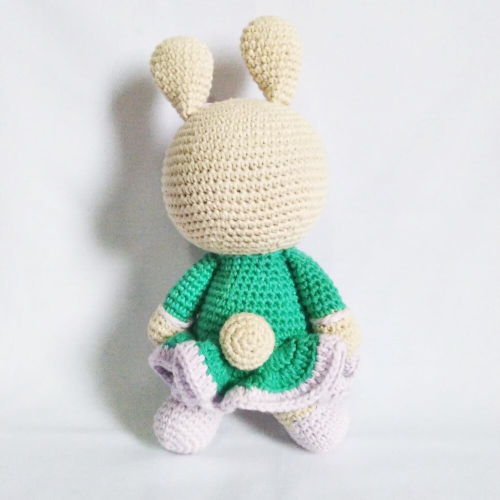 Coelhinho Amigurumi 26cm- Decoração Quarto de Bebê