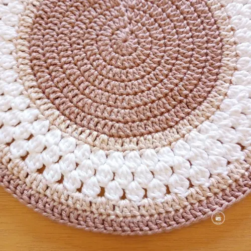 Sousplat de Crochê 35 cm Artesanal - Mesa Posta Elegante