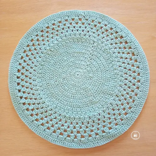 Sousplat de Crochê 35 cm Artesanal - Mesa Posta Elegante