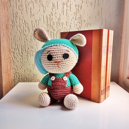 Coelhinho Amigurumi 26cm- Decoração Quarto de Bebê