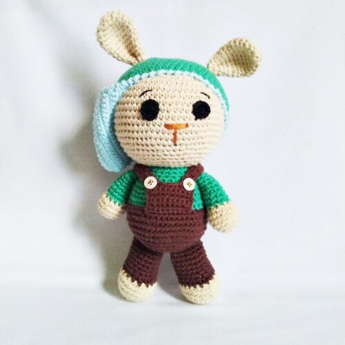 Coelhinho Amigurumi 26cm- Decoração Quarto de Bebê