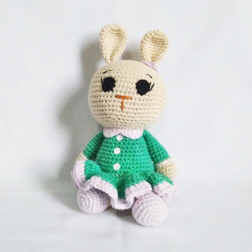 Coelhinho Amigurumi 26cm- Decoração Quarto de Bebê