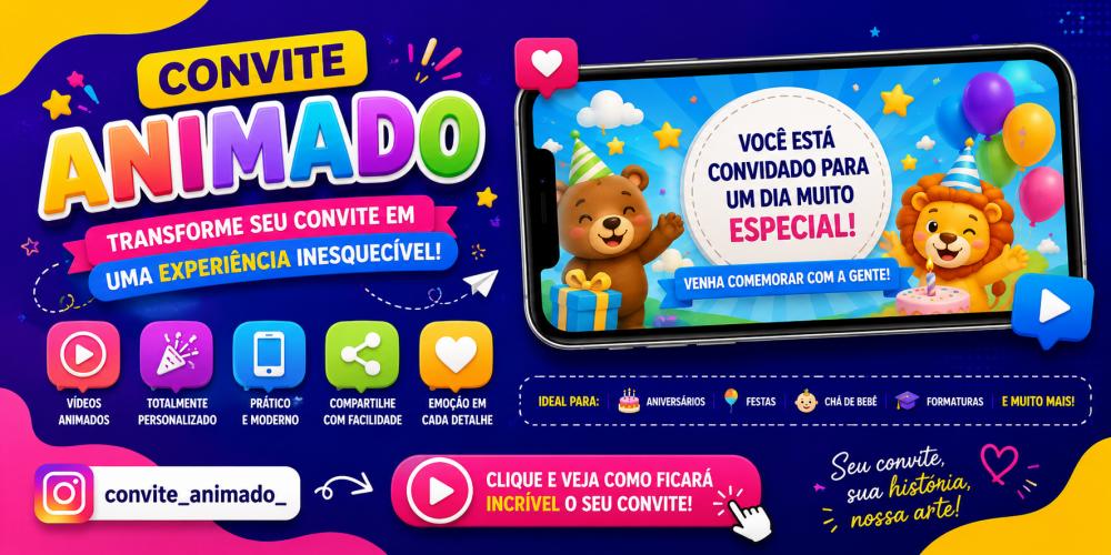 Convite Animado