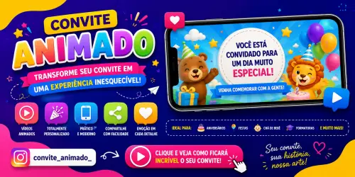 Convite Animado