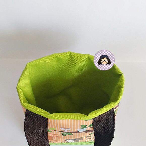 Kit 20 Lembrancinhas Bichinhos do Bosque Sacolinhas 18cmx19 cm
