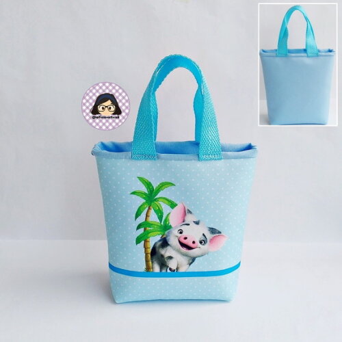 Kit 20 Lembrancinhas Moana Baby Bolsinhas ou Sacolinhas 18cm x 19