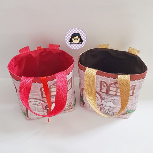 Kit 20 Lembrancinhas Chapeuzinho Vermelho Aquarela  Bolsinhas ou
