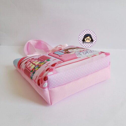 Kit 20 Lembrancinhas Casa de Bonecas Bolsinhas 18cmx19cm