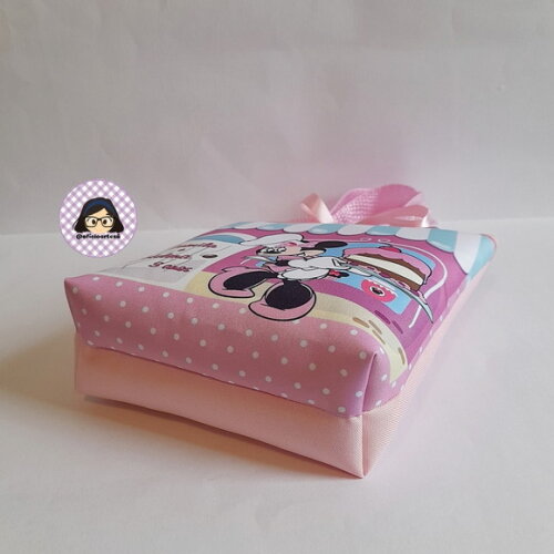 Kit 20 Lembrancinhas Minnie Confeiteira Bolsinhas 18cmx19cm