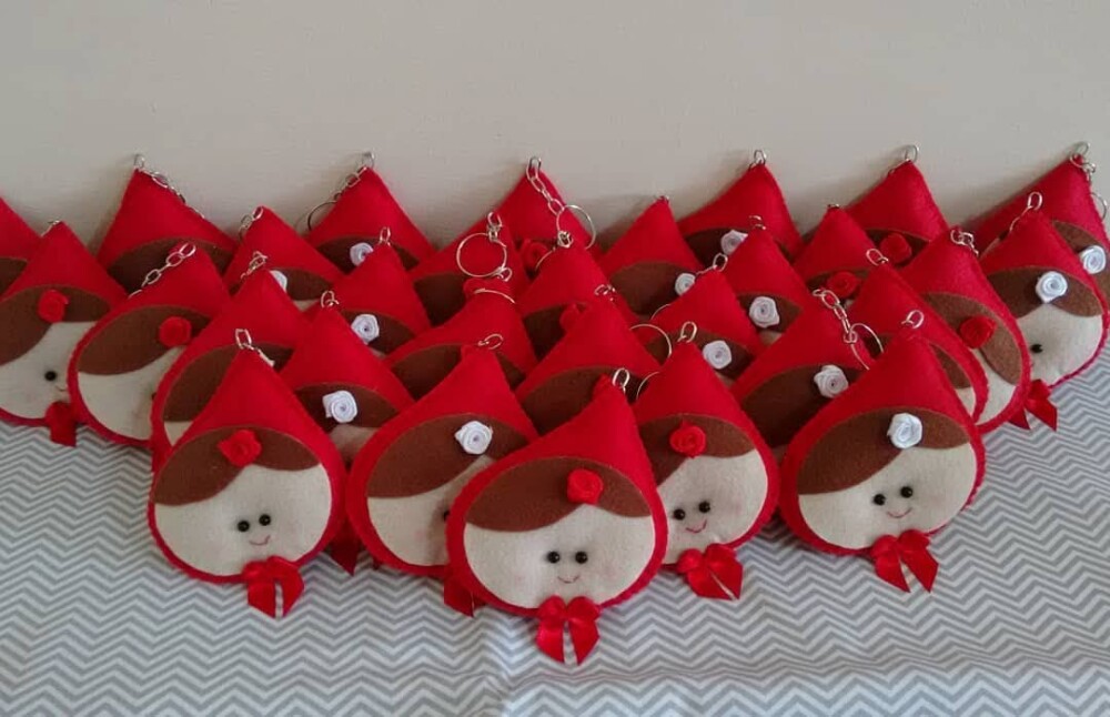 Chaveiro Chapeuzinho Vermelho