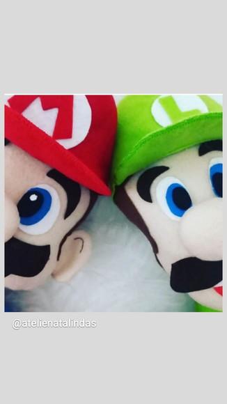 Mario Bros Luigi Feltro