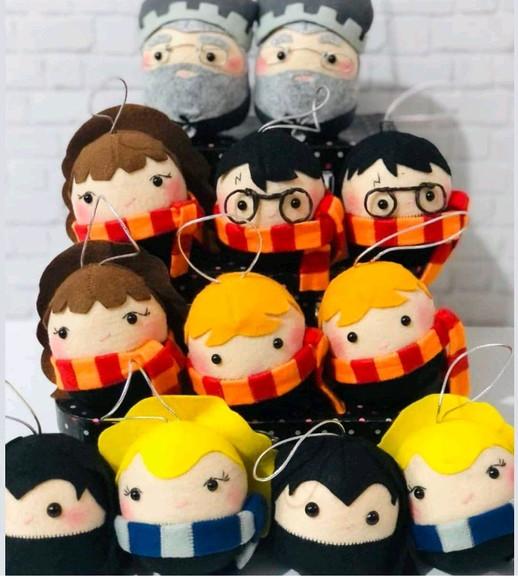 Pingentes Harry Potter Feltro