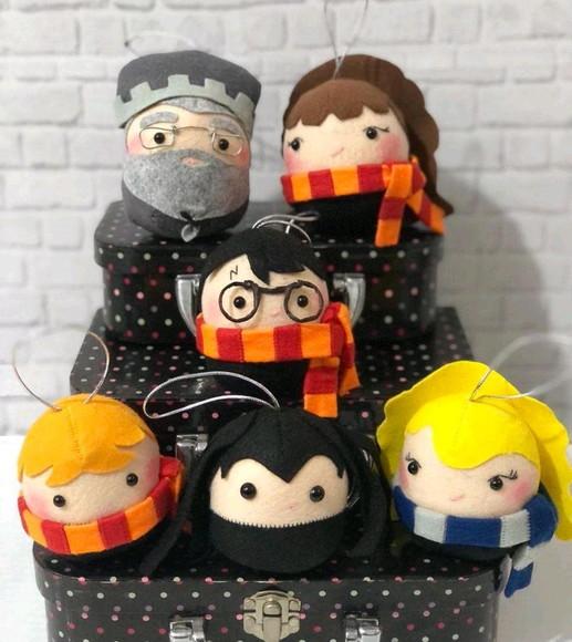 Pingentes Harry Potter Feltro
