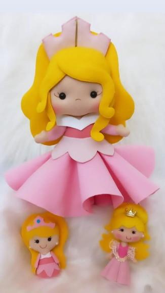 Princesa Aurora Bela Adormecida Feltro