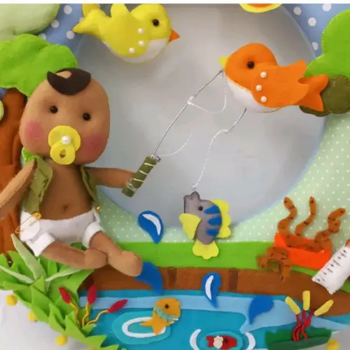 Guirlanda maternidade quarto pescador