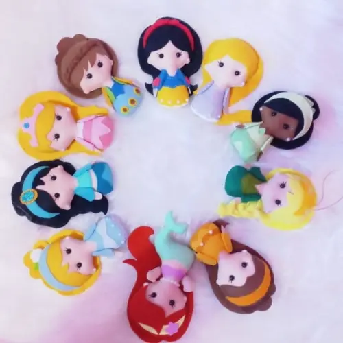 Kit Pingente Princesas
