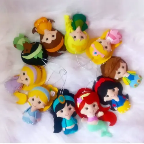 Kit Pingente Princesas