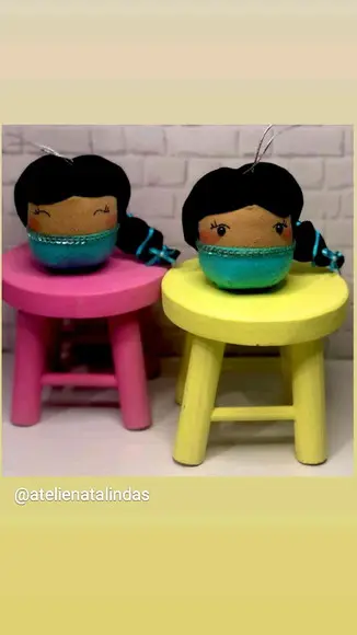 Lembrancinha Pocahontas feltro