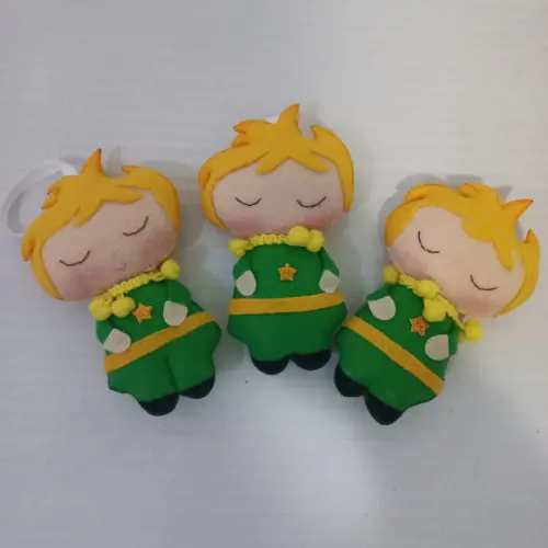 Lembrancinha Pequeno Principe 4 Unidades Roupa Verde