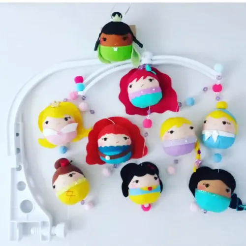 Móbile princesas
