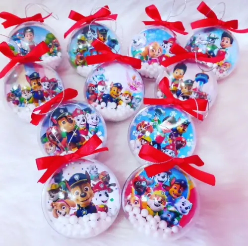 Patrulha Canina Kit 20 Bolas Acrilicas