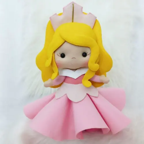 Princesa Aurora Bela Adormecida Feltro
