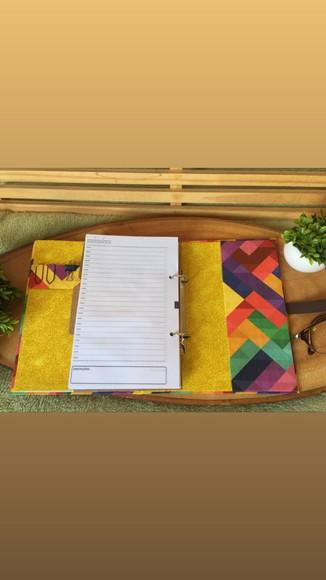 Caderno com capa