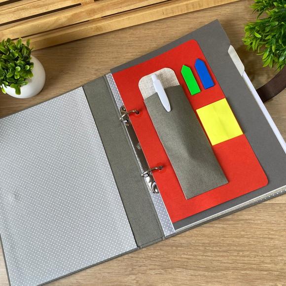 Caderno Executivo com Iniciais