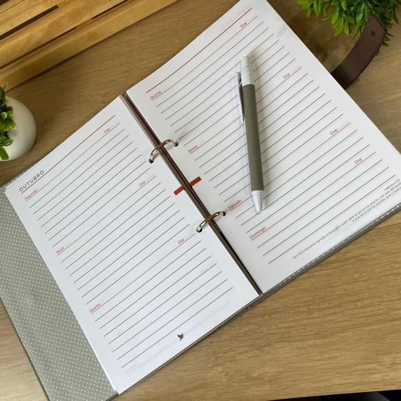 Caderno Executivo com Iniciais