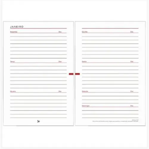 Agenda Permanente Tamanho A4