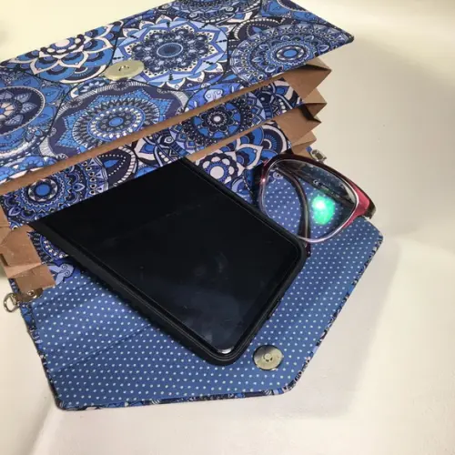 Bolsinha Para Óculos E Celular Juntos