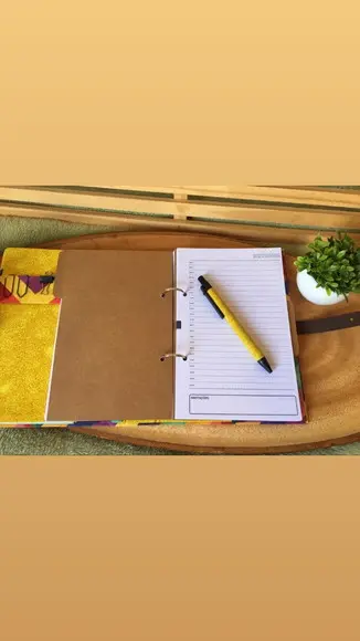 Caderno com capa