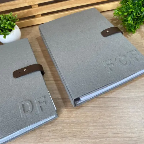 Caderno Executivo com Iniciais