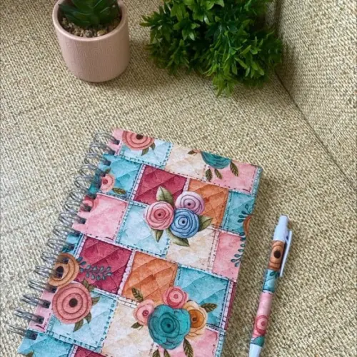 Caderno Forrado com Tecido