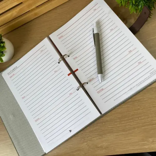 Caderno Executivo com Iniciais