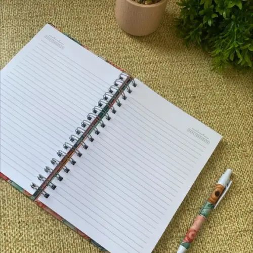Caderno Forrado com Tecido